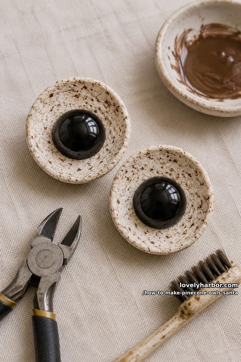paint the eyes and add the black centers 1