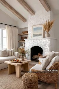 plaster fireplace surrounds, finally killing shiplap 8