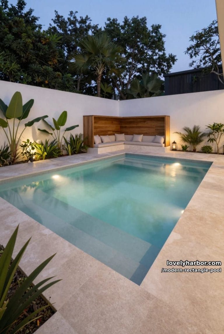 20 Elegant Rectangle Pool Designs To Inspire Your Outdoor Space ...