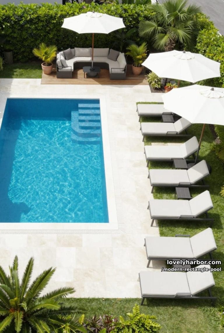 20 Elegant Rectangle Pool Designs To Inspire Your Outdoor Space ...
