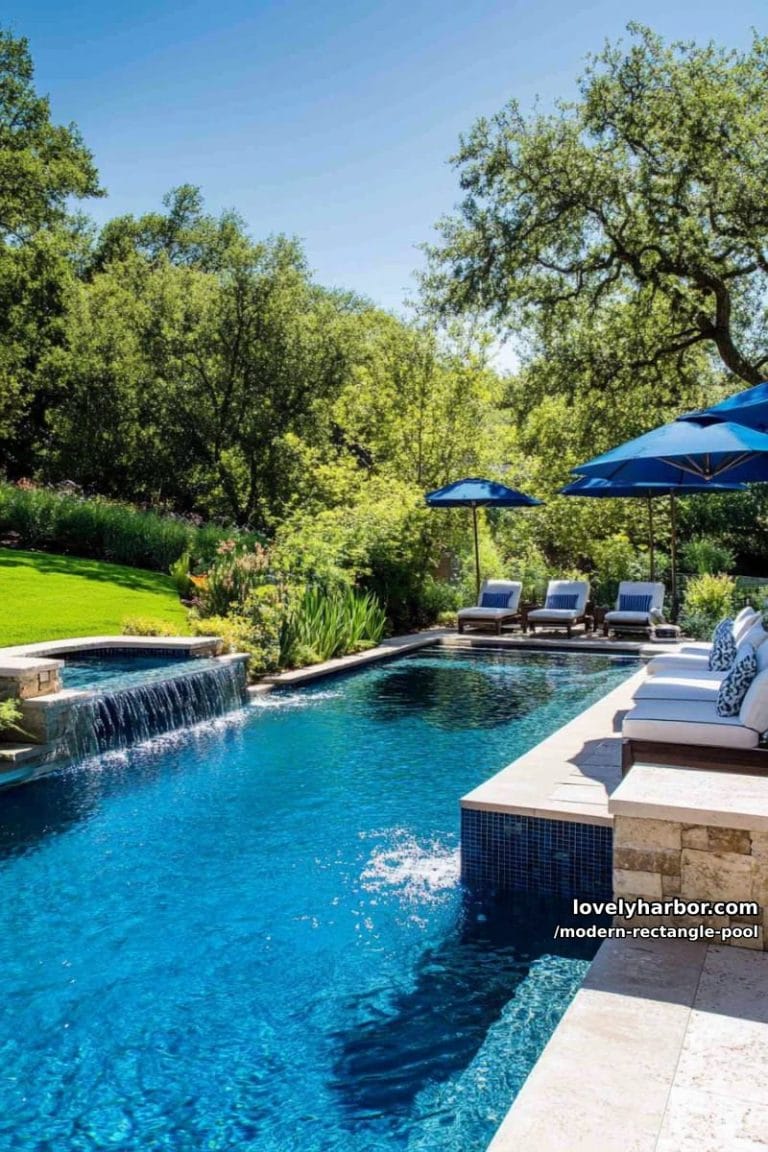 20 Elegant Rectangle Pool Designs To Inspire Your Outdoor Space ...