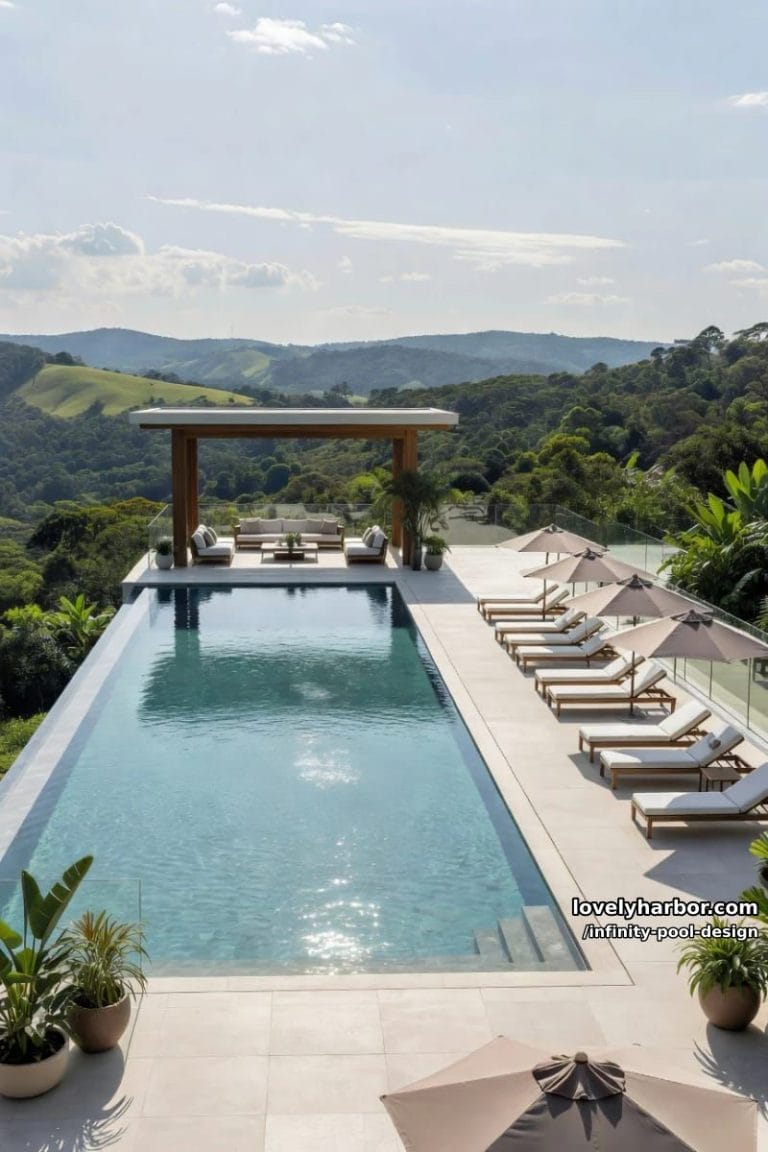 19 Charming Infinity Pool Designs You'll Love - Lovely Harbor