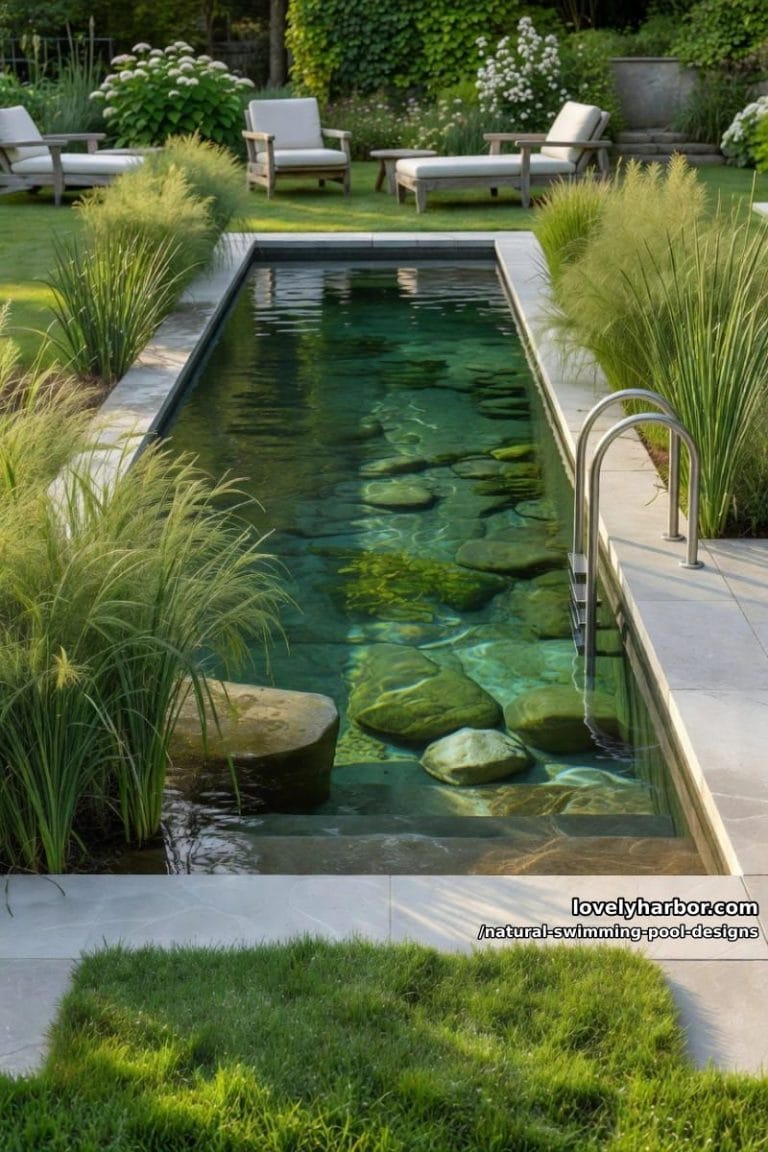 20 Natural Swimming Pool Designs For A Relaxing Outdoor Space - Lovely ...