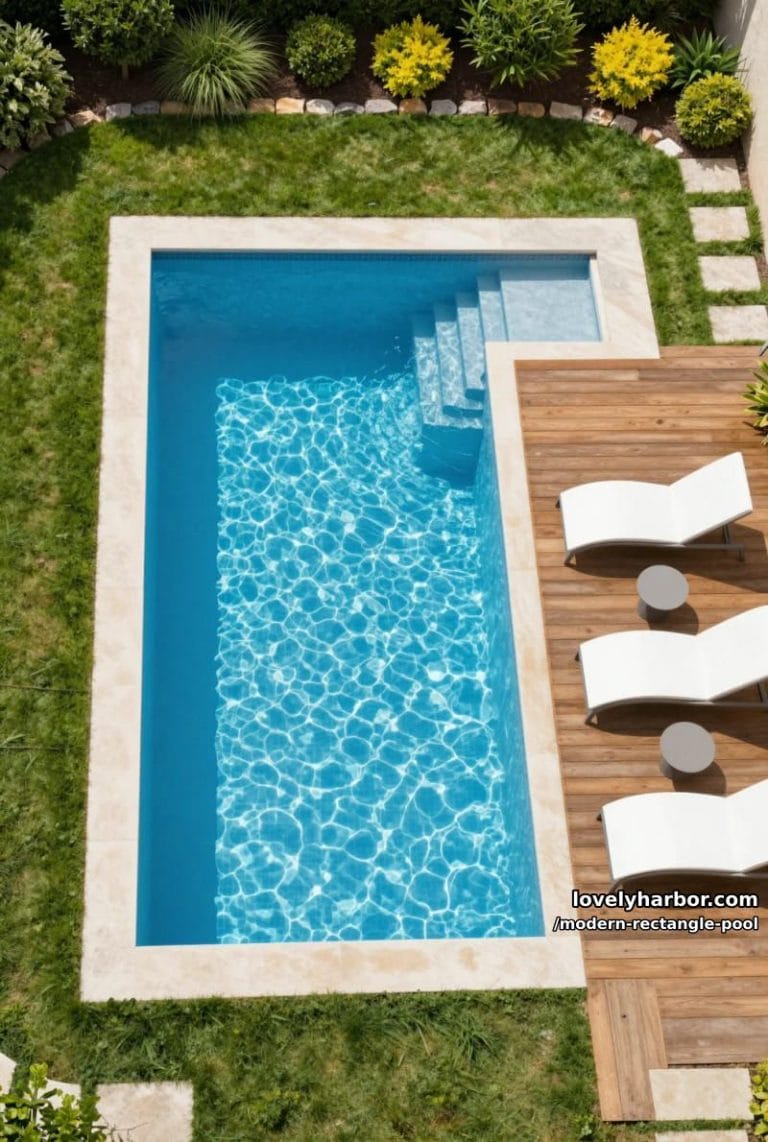 20 Elegant Rectangle Pool Designs To Inspire Your Outdoor Space ...