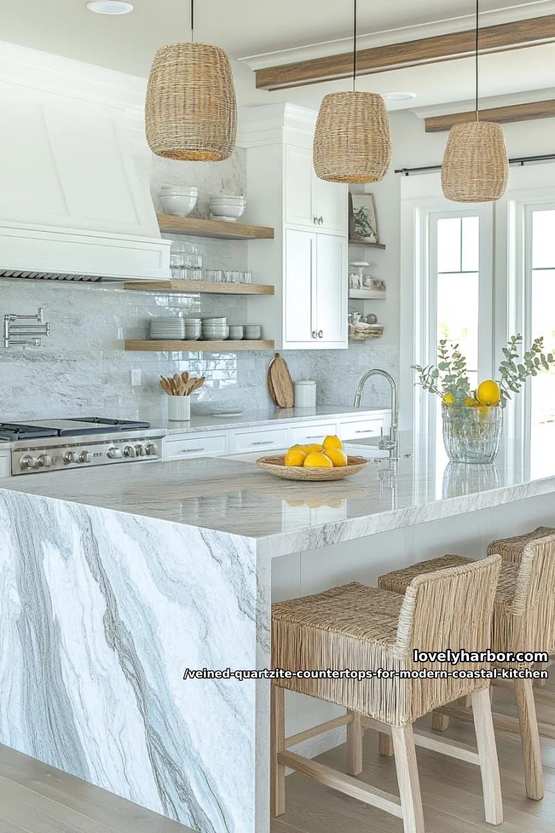 sea pearl, the only "ocean" quartzite that doesn't read as themed 1