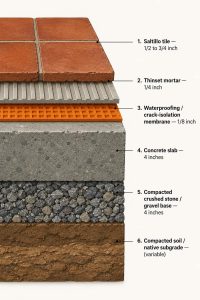 Mexican Patio Blueprint
