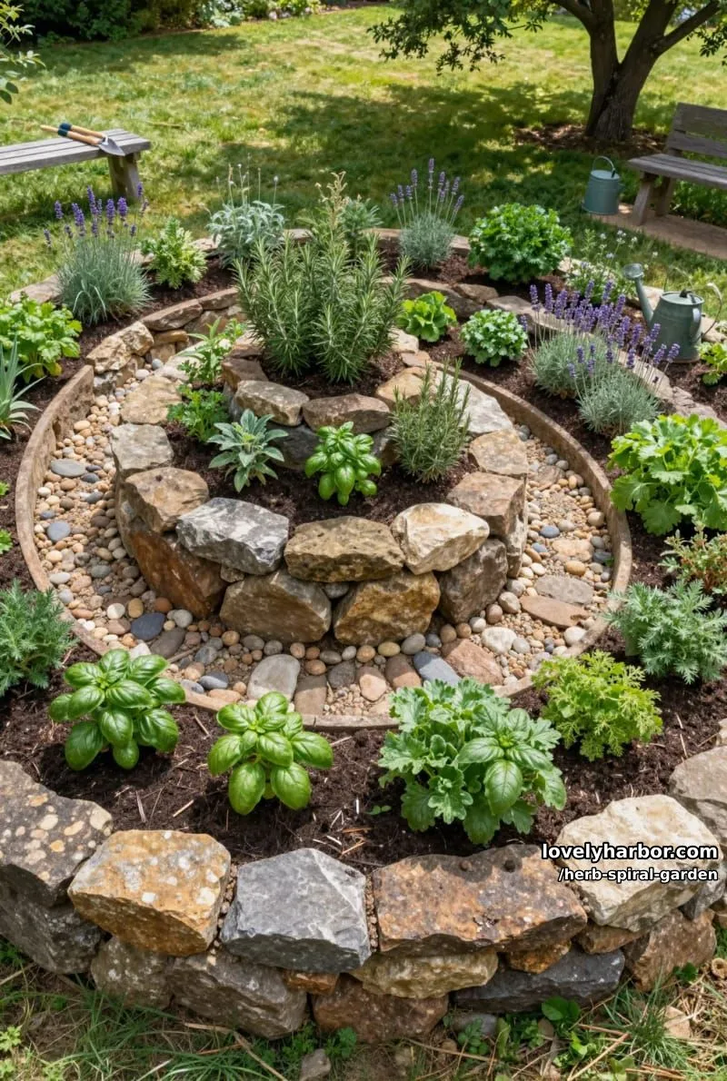 20 Unique Herb Spiral Garden Designs for Modern Yards 29 spiral garden diagrams and real-life examples. 1