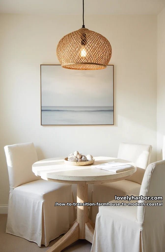 swap industrial pendants for woven, glass, or rope 1