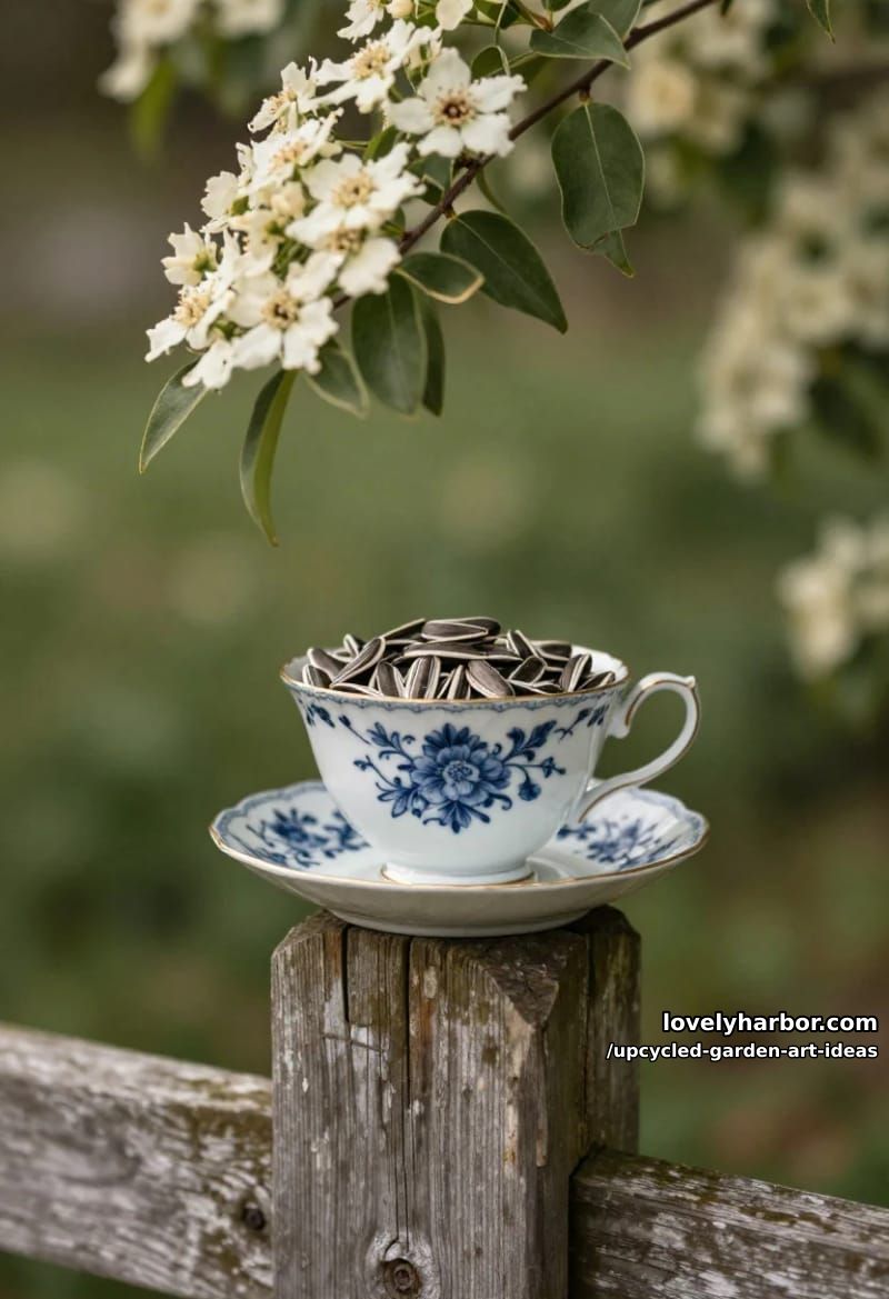 teacup and saucer bird feeders 1