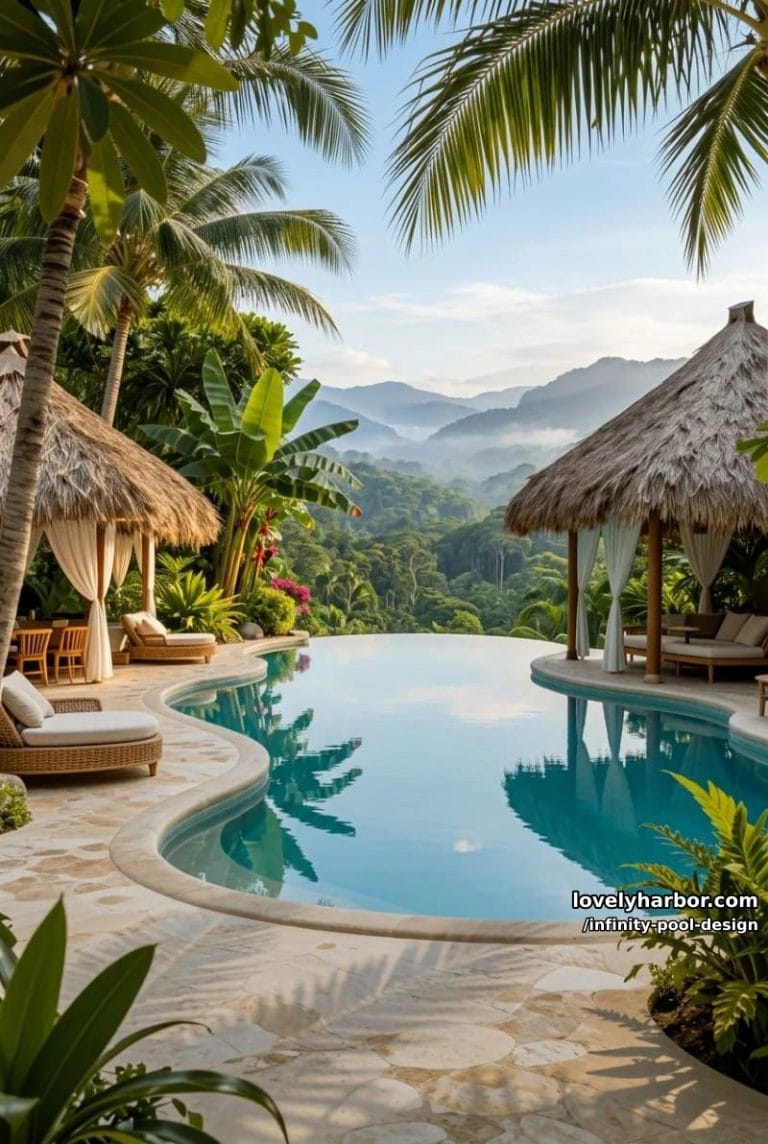 19 Charming Infinity Pool Designs You'll Love - Lovely Harbor