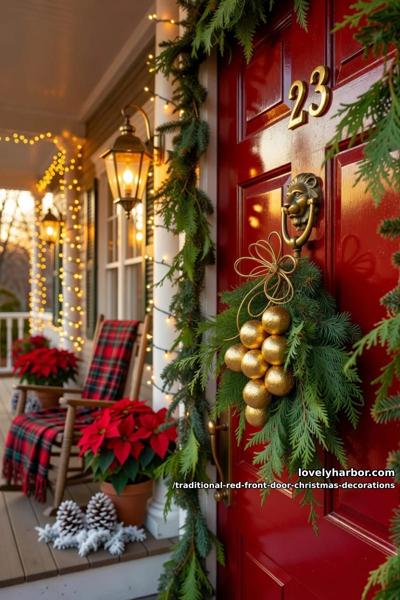 against a red door, gold and brass beat silver every time 1