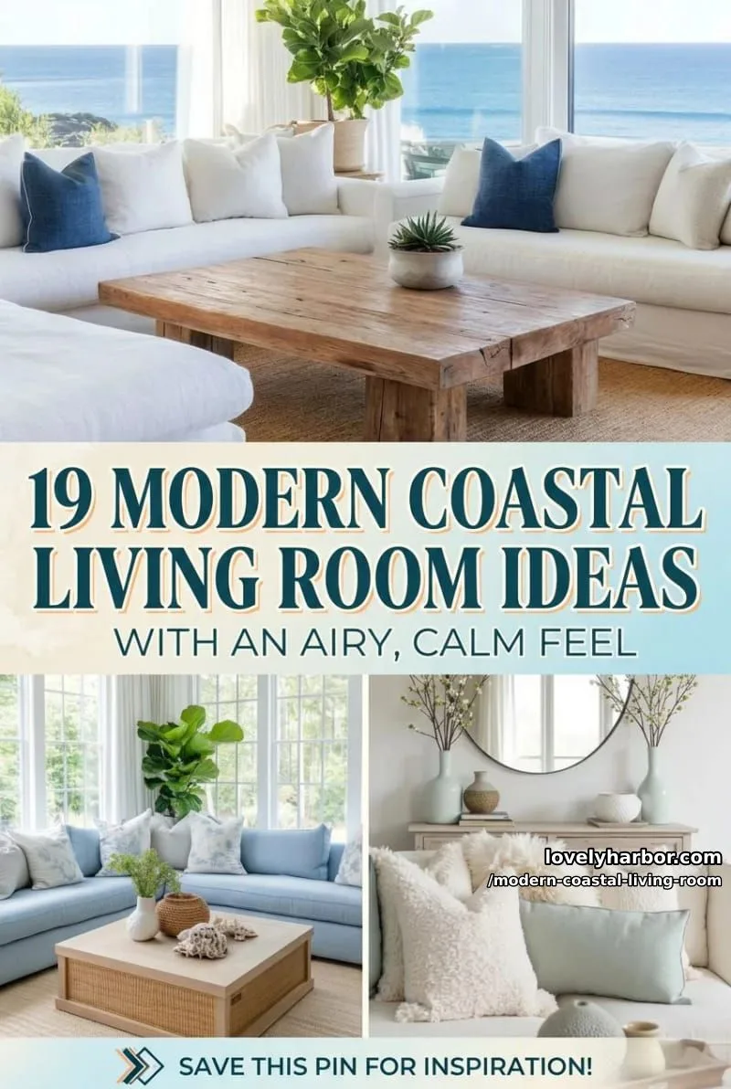 19 Modern Coastal Living Room Ideas With an Airy, Calm Feel 1 article image 1