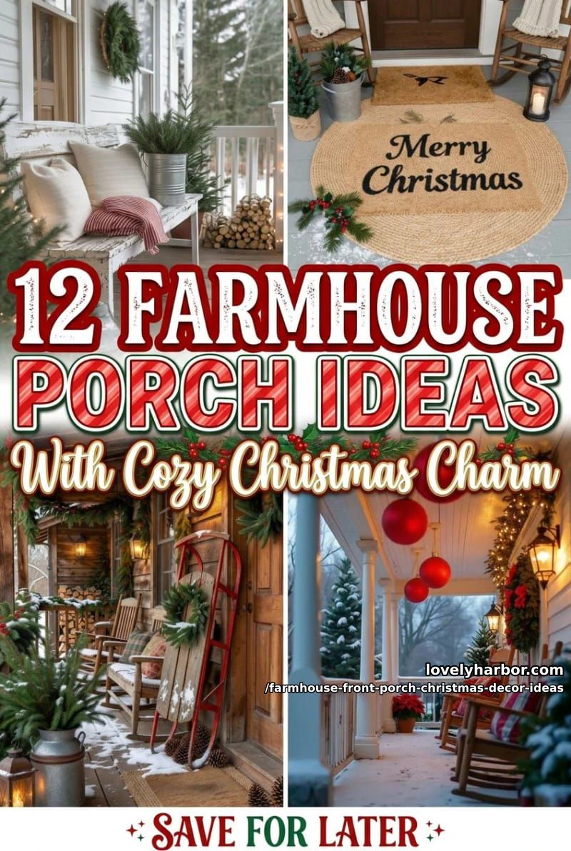 Farmhouse Front Porch Christmas Decor Ideas That Read Warm, Not Staged 2 article image 1