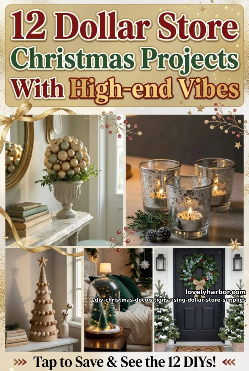 12 DIY Christmas Decorations Using Dollar Store Supplies That Don't Read Cheap 2 article image 1