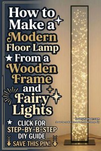 How to Make a Modern Floor Lamp From a Wooden Frame and Fairy Lights 1 article image 1