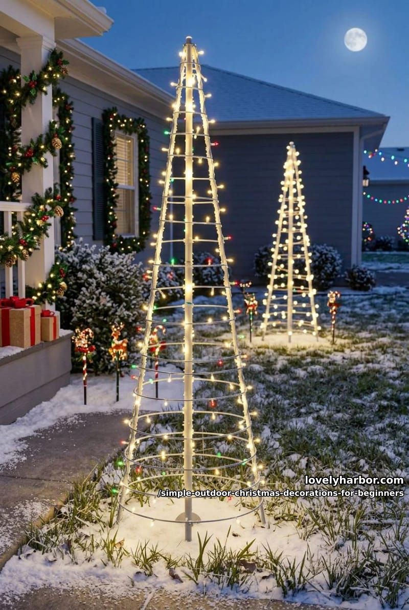 build a tomato-cage light tree 1
