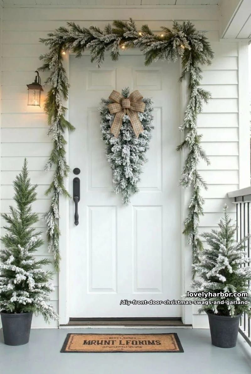 cannibalize last year's fake tree for free swag greenery 1