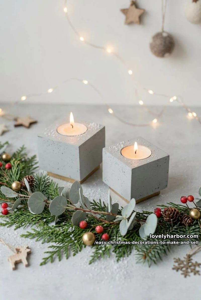 cast concrete tea light holders for the modern buyer 1