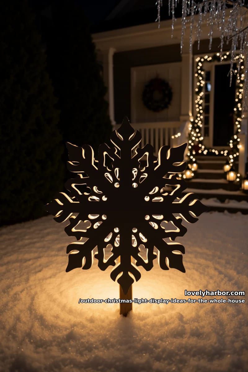 cut a backlit plywood silhouette for the lawn 1
