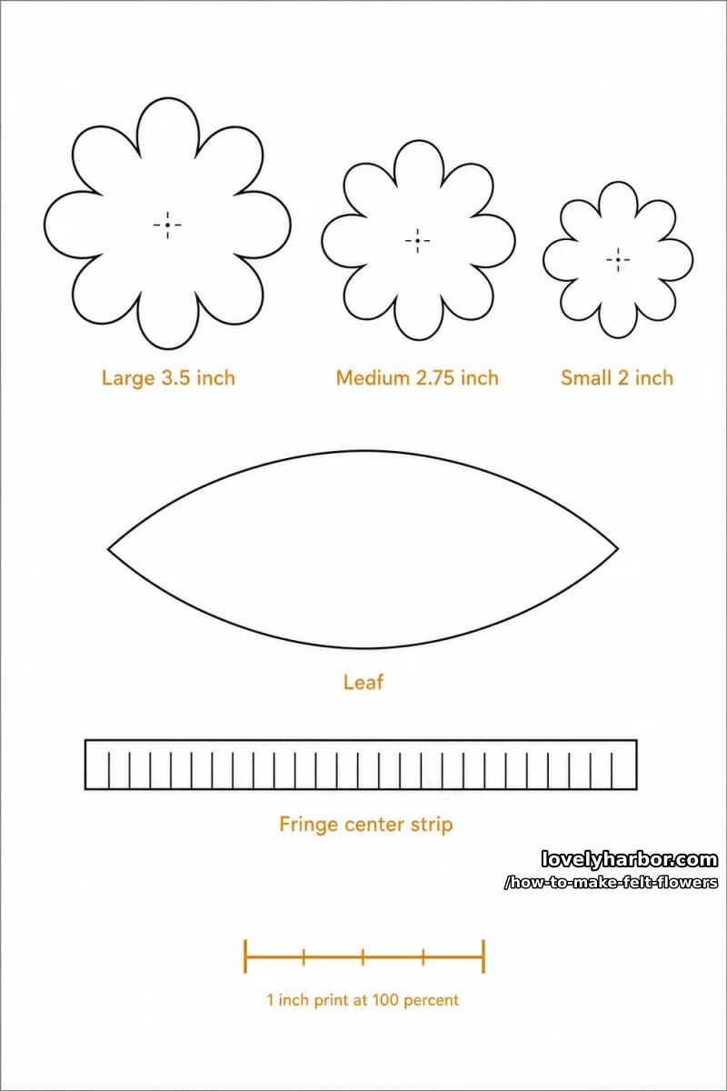 download and cut the petal template 1