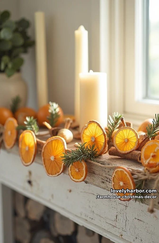 dried orange garland is the one diy worth the oven time 1