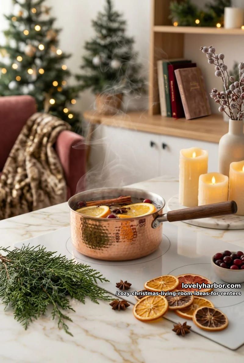 fill the room with scent using a stovetop simmer pot 1