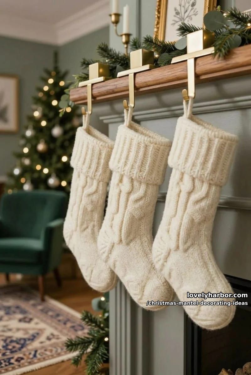 hang stockings on cantilevered hooks, not the pretty heavy ones 1