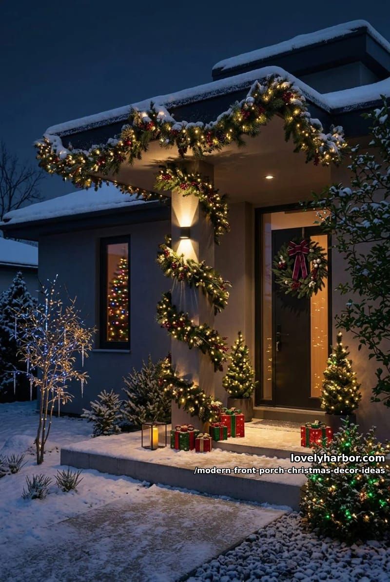 light one architectural element instead of outlining the whole house 1