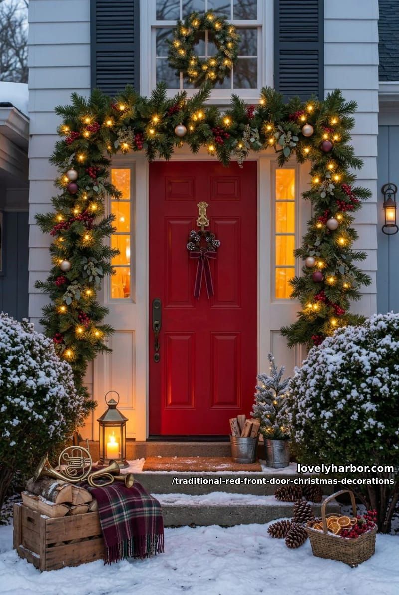 light the red door in warm white and retire the multicolor strands 1