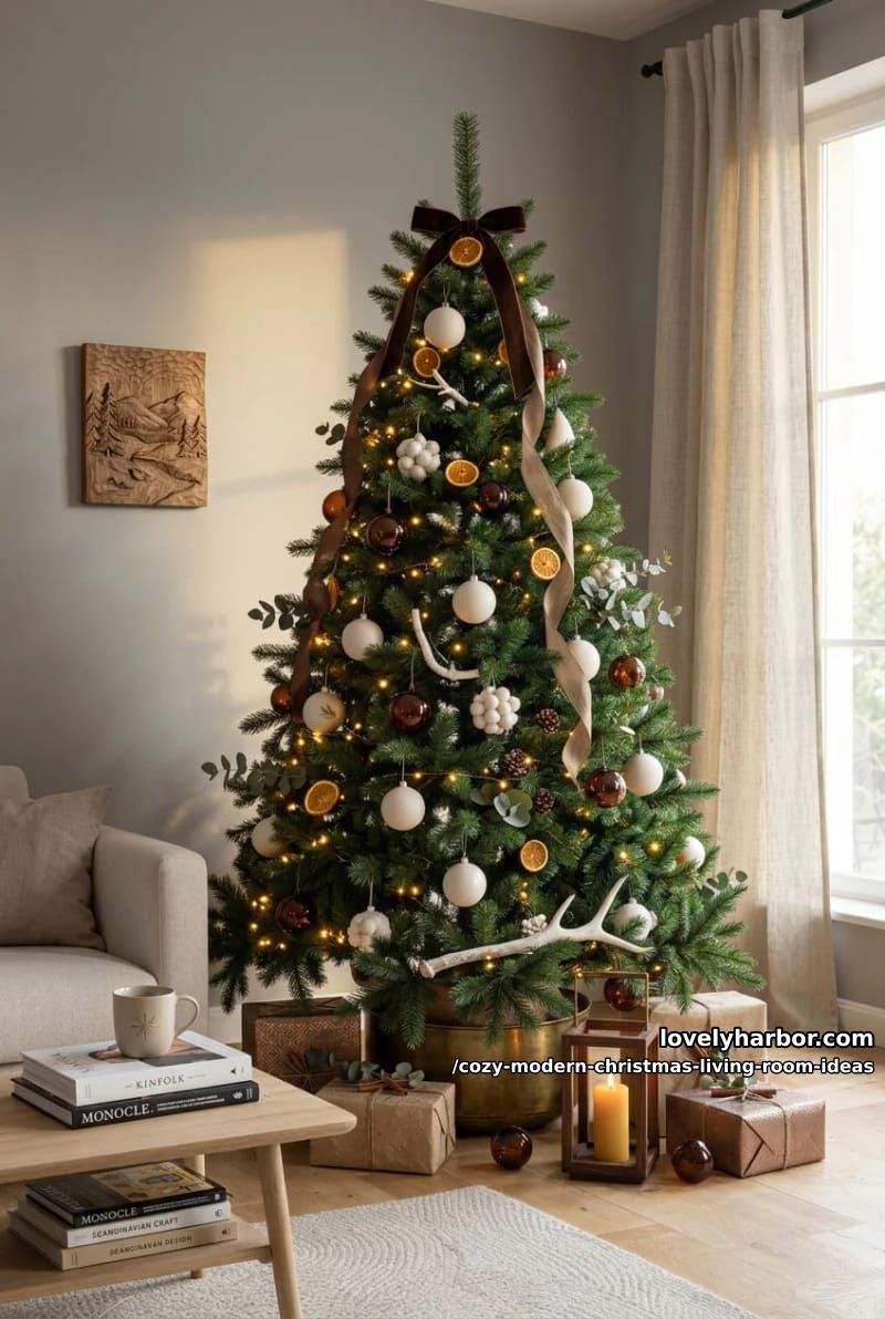 light the tree from the inside out and stop at two finishes 1