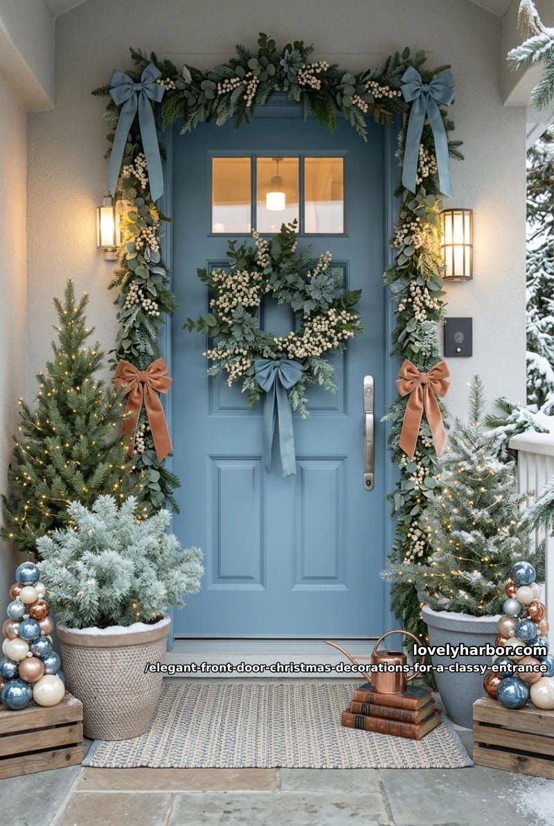 match the decorations to your door's paint color 1