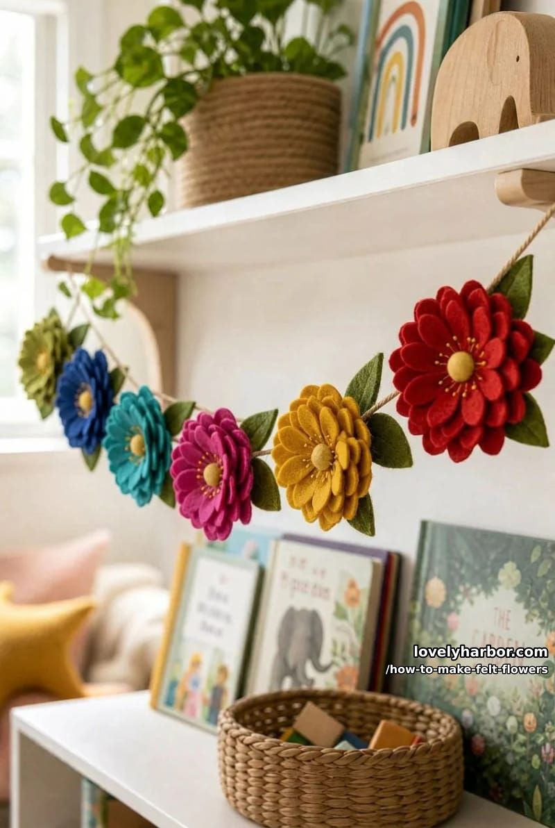 mistakes that flatten a felt flower garland 1