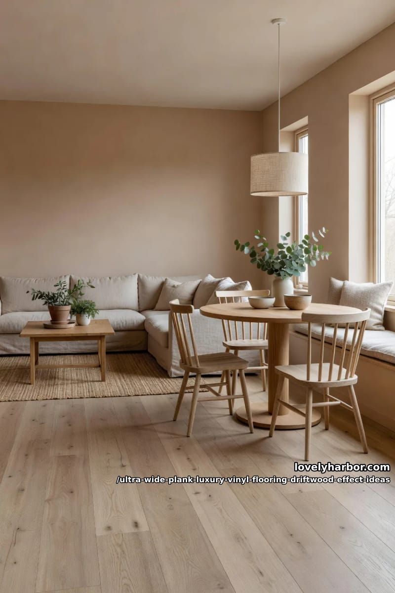 Wide Plank Driftwood LVP: 11 Design Ideas That Don't Read "Beach House" 21 mushroom and putty: the warm driftwood pivot 1