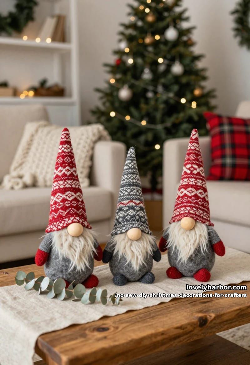 no-sew sock gnomes 1
