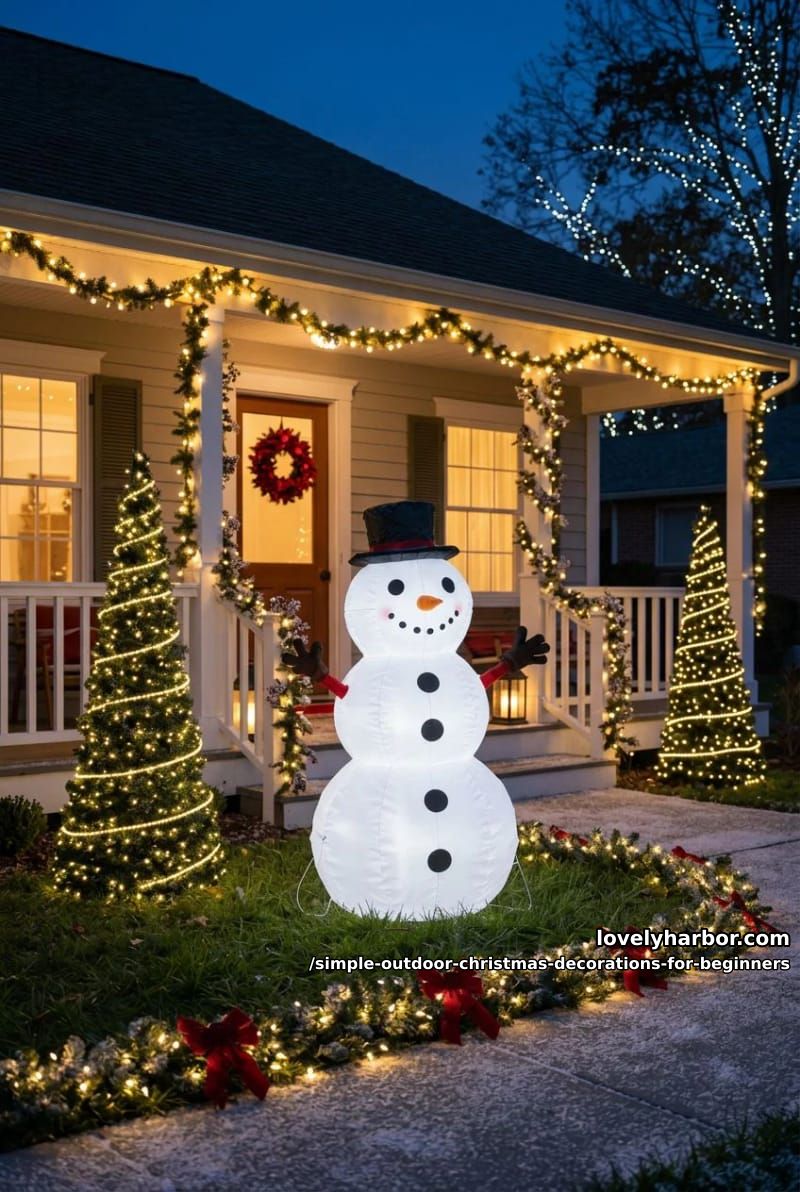 pick one inflatable as a focal point, not a crowd 1