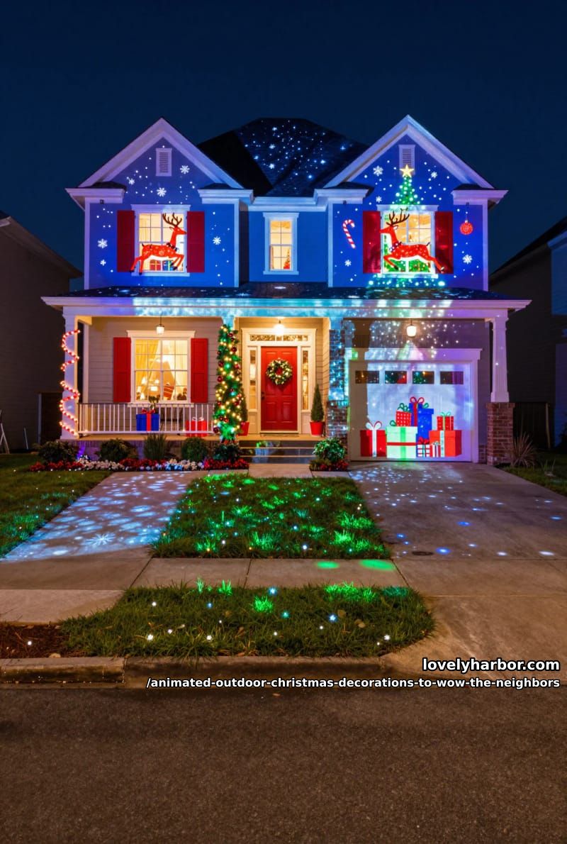 projection-mapped scenes turn the whole facade into the show 1