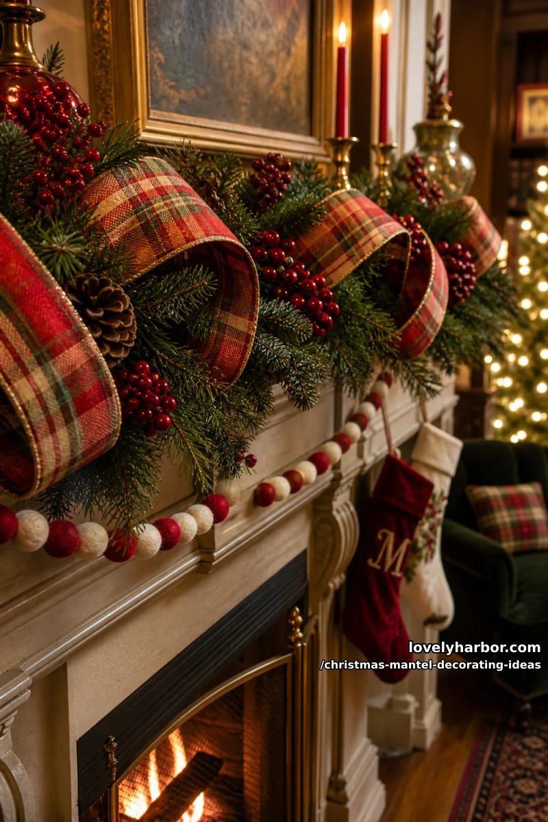 run ribbon, beads, or pom-pom garland as a second horizontal line 1