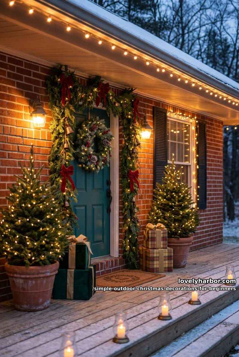 run warm-white string lights along one line, not the whole house 1