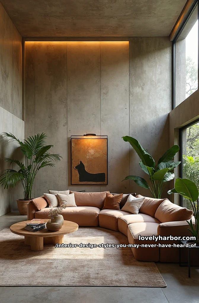 19 Interior Styles You May Never Have Heard Of, But Designers Keep Borrowing From 10 soft brutalism 9