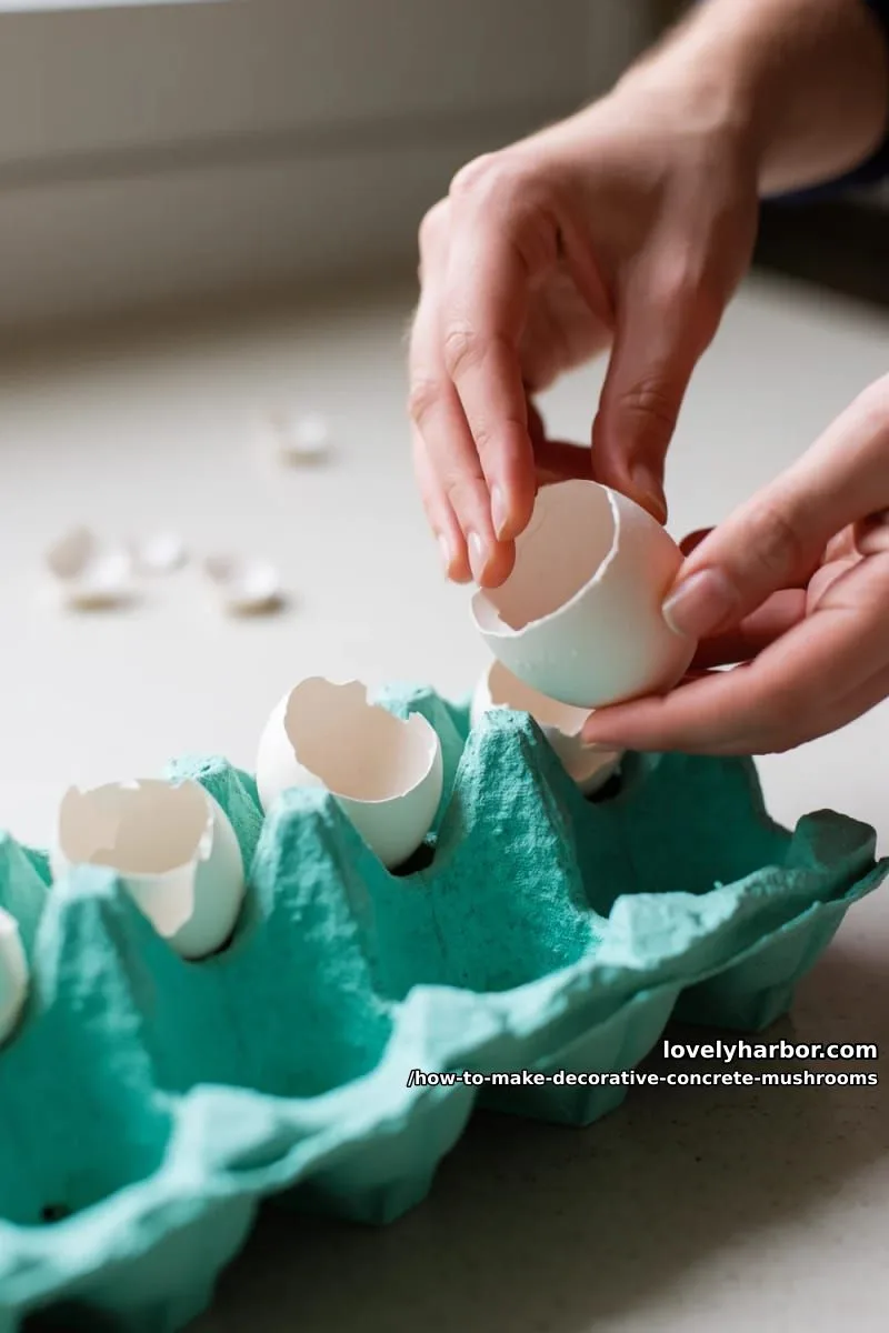 step 1: prep the eggshell molds 1