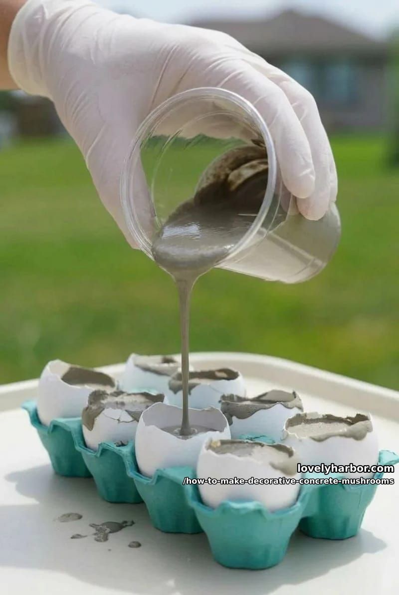 step 2: mix the cement 1