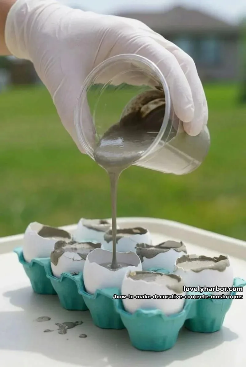 step 2: mix the cement 1