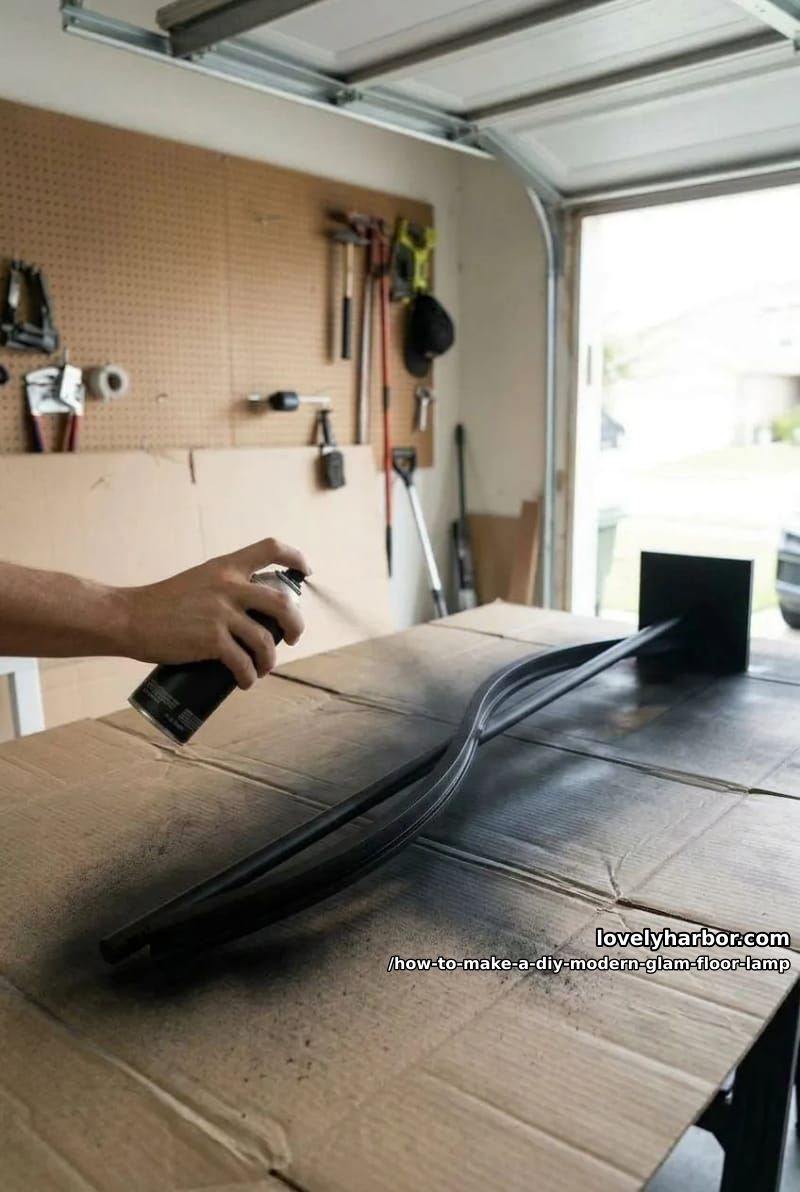 step 3: paint the whole thing black 1