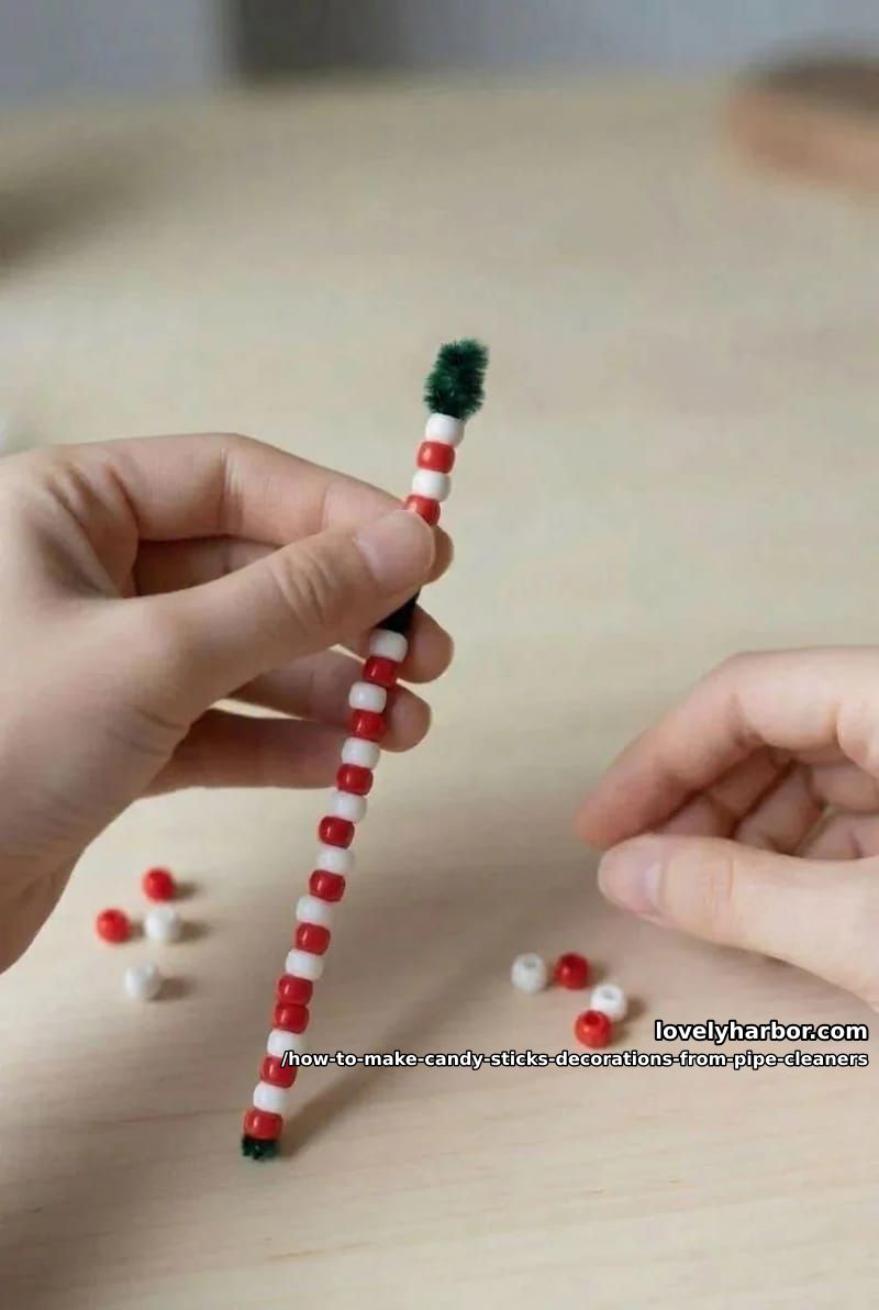step 3: thread the beads 1
