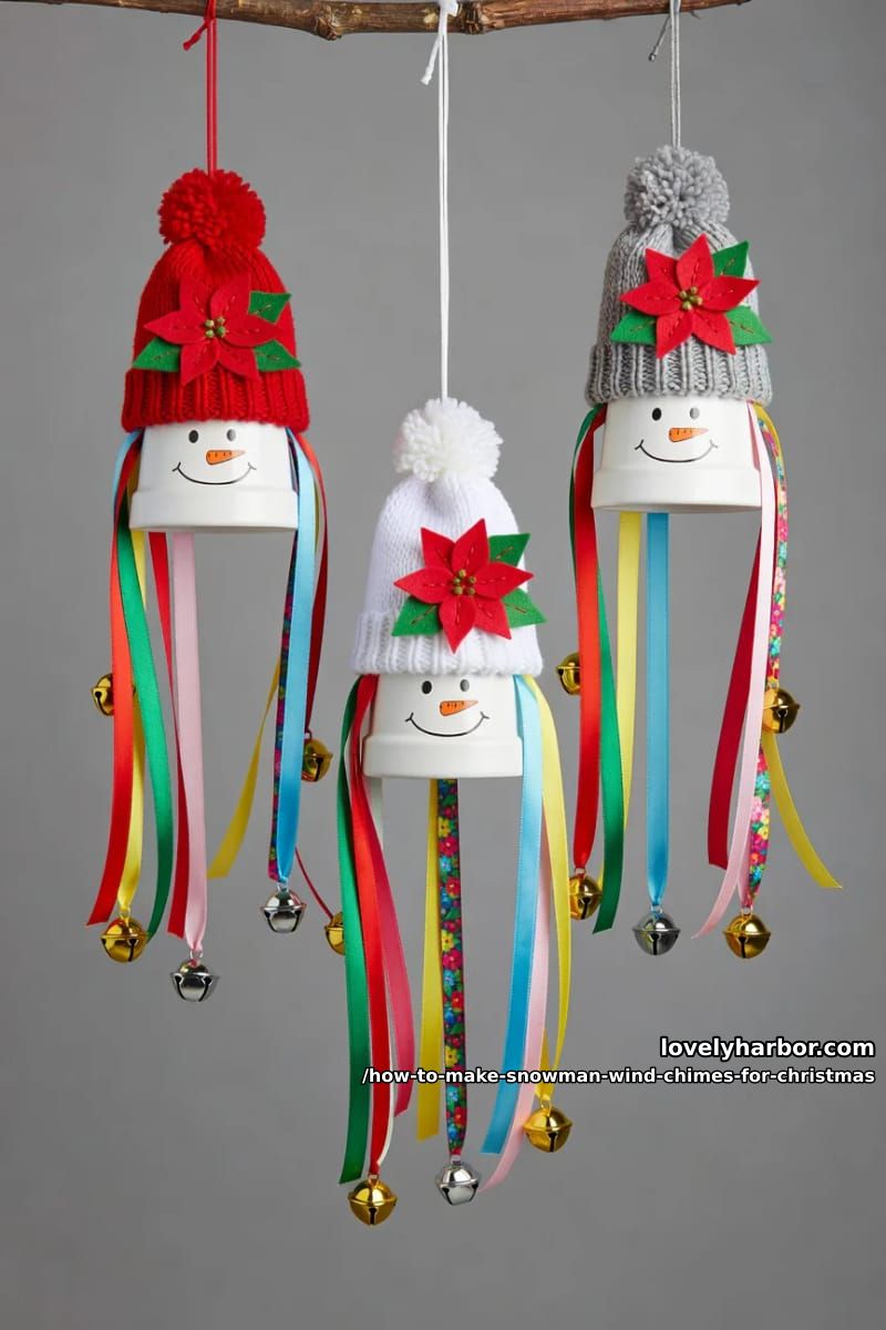 How to Make Snowman Wind Chimes for Christmas (Paper Cups, No Clay Pots Required) 13 step 6: thread the hanger and balance it 1
