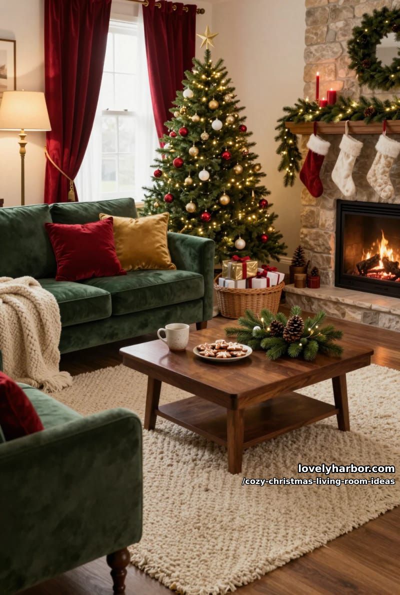 swap summer cottons for velvet, wool, and heavier curtains 1
