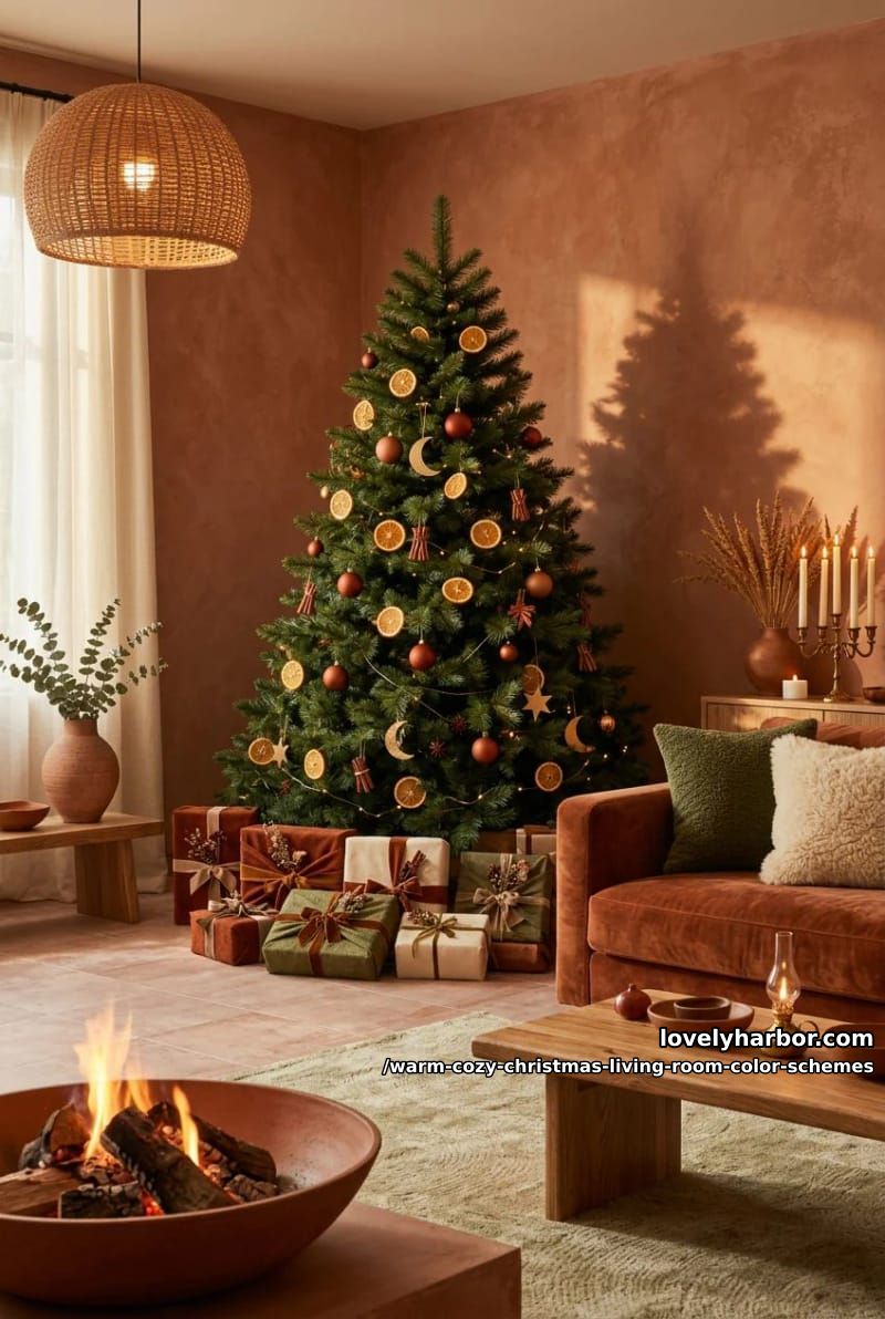 terracotta, rust, and olive for an earthy modern scheme 1
