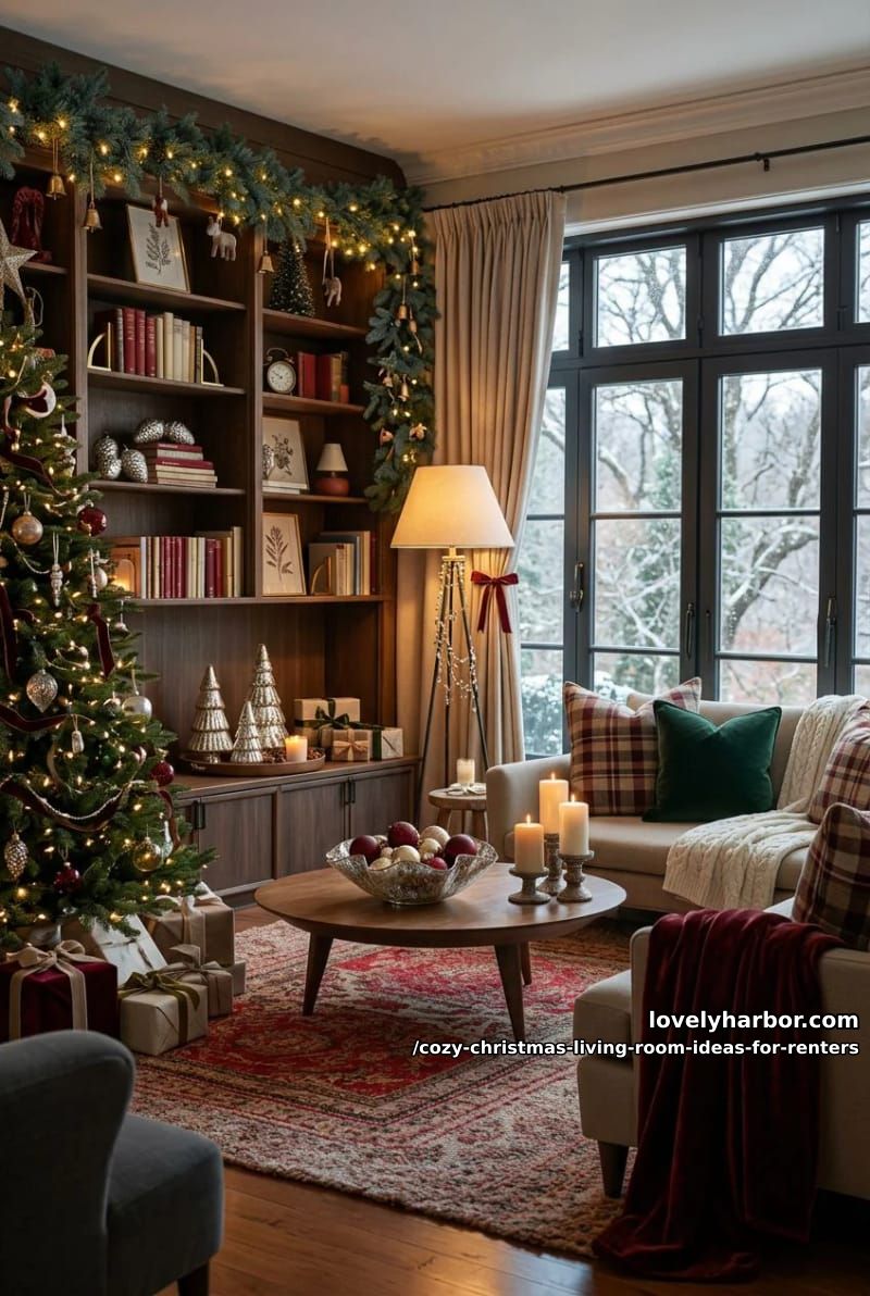 turn off the overhead and layer warm-white holiday lighting 1