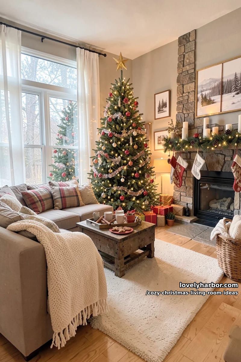 warm-white tree lights beat multicolor in a room you actually sit in 1