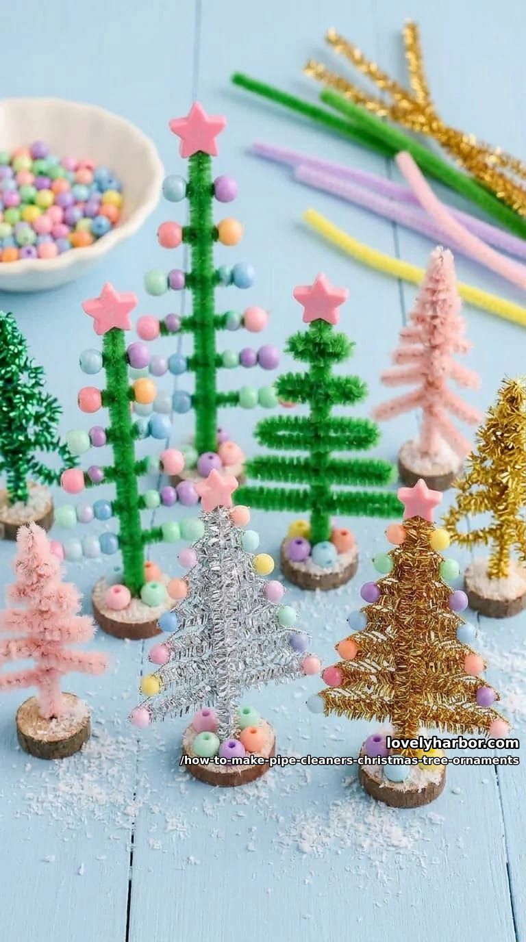 How to Make Pipe Cleaner Christmas Tree Ornaments 14 ways to change it up 11